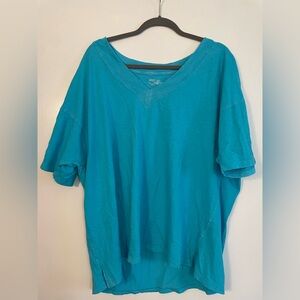 Aerie extreme v neck oversized boyfriend tee